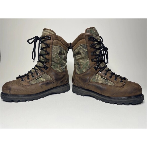 Cabela’s 11D Hunting Boots Camo Leather Gore-Tex Thinsulate Waterproof 81-3744 - Picture 7 of 10